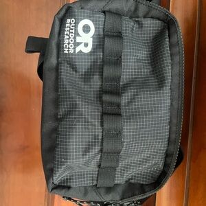 Outdoor Research Black Grid Waist Pack with Webbing Loops